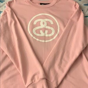 Medium pink Stussy crewneck